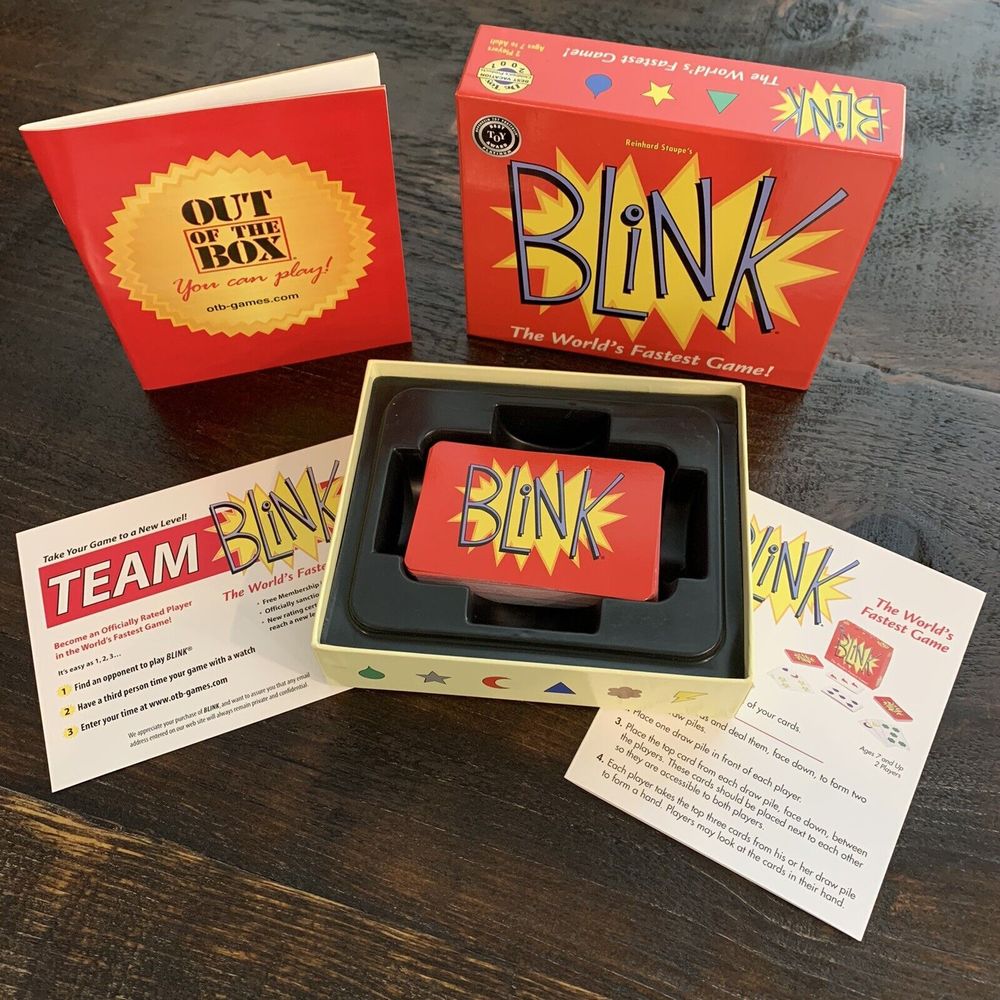 Out of the Box BLINK The World's Fastest Game Cards Childrens Choice Award